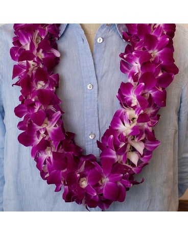 Orchid Lei Flower Arrangement